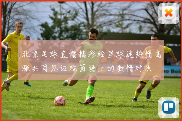 北京足球直播精彩纷呈球迷热情高涨共同见证绿茵场上的激情对决